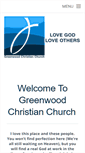 Mobile Screenshot of greenwoodchristian.com